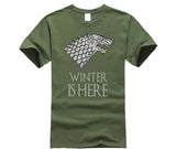 Game of Thrones Wolf Black T Shirts
