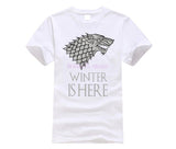 Game of Thrones Wolf Black T Shirts
