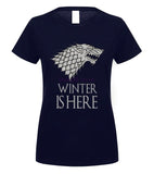 Game of Thrones Wolf Black T Shirts