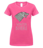 Game of Thrones Wolf Black T Shirts