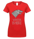 Game of Thrones Wolf Black T Shirts