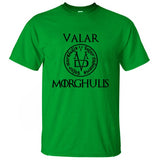 Tshirt Men Valar Morghulis Game of Thrones
